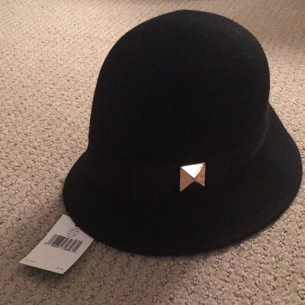 NWT Kate Spade Black Bucket Hat